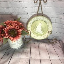 vtg Metlox potteries the first noel plate 1973 hand painted collectible picture