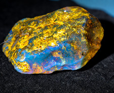 Charming Design Natural Dominican Clear Sky Blue Amber Rough Specimen 47mm 20g picture