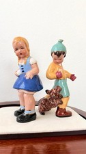 Muriel Joseph Josef Originals Ceramic Figurines Pair Early California c. 1940s picture