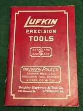 1947 LUFKIN Precision Tools catalog No.7 - Very Fine picture