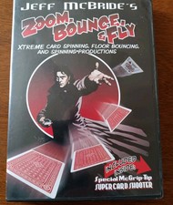 Jeff McBride 's ZOOM, BOUNCE,& FLY; DVD - Xtreme Card Spinning & Floor Bouncing. picture