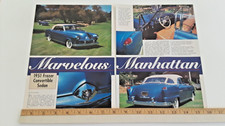 1951 FRAZER CONVERTIBLE SEDAN - ORIGINAL 1994 ARTICLE picture