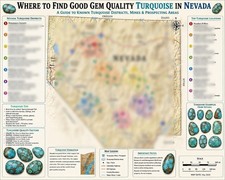 161 Modern Gemstone Quality Turquoise Collecting Areas in Nevada New 2026 Map picture