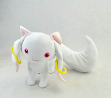 9'' Puella Magi Madoka Magica Magic Kyubey Qbay Cat Soft Stuffed Plush Doll Toy picture