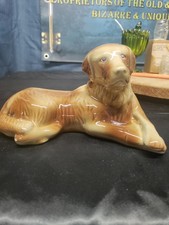 Vintage MCS Collectibles Handcrafted Ceramic Golden Retriever Dog Brazil picture