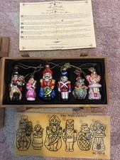 Thomas Pacconi Classic Museum Series Hand Blown Glass Christmas Ornaments picture