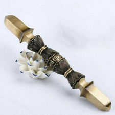 16cm Tibetan Buddhism Copper Vajra Dorje Meditation Artifact Buddha Supplies picture