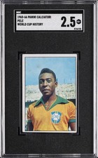 1965-66 PANINI CALCIATORI WORLD CUP HISTORY PELE SGC 2.5 picture