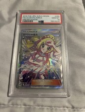 Pokemon JPN Sun & Moon Dream League #068 FA Lillie's Full Force PSA 10 Signed picture
