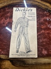1937-1938 Williamson-Dickie DICKIES advertising notebook calendar  Near Mint  picture