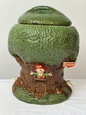 Vintage 1981 Keebler Co. Keebler Elf Treehouse Cookie Jar picture