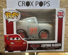 RARE Grey Lightning McQueen CARS 282 Funko Pop Vinyl New in Mint Box + P/P picture