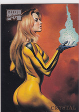 1996 Fleer/SkyBox Marvel Masterpieces #9 Crystal Boris picture