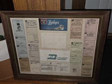 Chicago Burlington & Quincy Railroad Original Ticket History Display, Zephyr Era picture