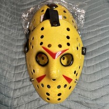 Qty 2 ADULT HALLOWEEN HOCKEY MASK MOVIE PROP VOORHEES JASON FRIDAY THE 13TH *HWB picture