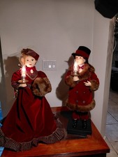 Traditions Animated Light Up Victorian Couple 27
