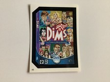 DONALD TRUMP 2005 TOPPS WACKY PACKAGES DIMS, APPRENTICE CARD #45 MICHAEL JACKSON picture