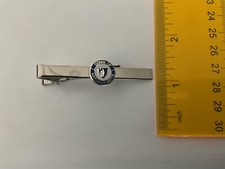 Massachusetts State Collar Seal tie bar full color seal on silver tie bar new picture