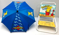 Vintage 2000’s Pokemon Pikachu Umbrella + Beach Chair - Official Nintendo Merch picture