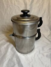 Vtg LIFETIME 10 Cup Drip-O-Lator Stainless Steel Coffee Pot Maker Camping/Stove picture