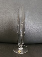 Vintage Joska Bleikristall Germany Cut Crystal Art Glass Obelisk Figurine picture