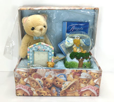 Vintage 1992 Enesco Cherished Teddies 4 Piece Gift Set Memory Box New Open Box picture