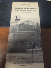 Rocky Mountain National Park 1967 Program Of Activities picture