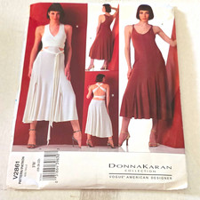 FW sz 18-22 Vogue V2861 Donna Karan Collection Women's Dress Sewing Pattern picture