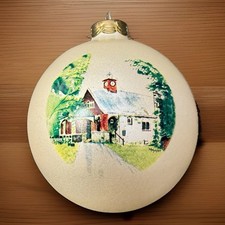 Kiwanis Pocono PA Shawnee Playhouse Christmas Ornament Mary Meyer Signed 4” EUC picture