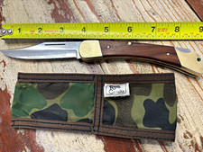 Puma 970 Puma-Game Warden Lockback Pocketknife Stainless Clip Point 1989 picture