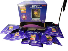 Display box Funko KPop Demon Hunters Mystery Pocket Pop Keychains 5 Sealed packs picture