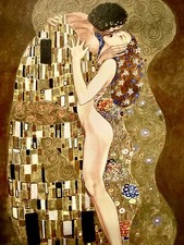 •Milo MANARA Incredible Signed/Monographed Print• “Homage to Gustav Klimt” picture
