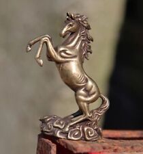 Tabletop Figurine Brass Horse Animal Statue Small Sculpture Home Decor Gifts picture