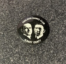 CALVIN COOLIDGE / CHARLES DAWES Club Albany County 1