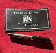 Pelikan Toledo 930 Sterling Silver vintage Fountain Pen w/ Pelican lap desk picture