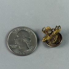 Vtg Loyal Order Of The Moose PAP Purity Aid Progress Stones Screw Back Pin 54731 picture