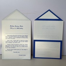 10 Antique Unused Folding BIRTHDAY GREETING Cards for MASONIC LODGES picture