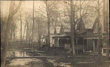Madison Cancel Maine ME Lakewood Cottages c1910 Real Photo Postcard picture