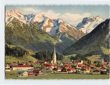 Postcard Panoramic View Oberstdorf Germany picture