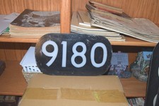 Penn Central Diesel Number Board 9180 SW 1200 former NYNH&H RR 640 First EMD picture