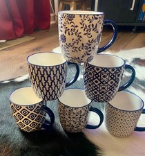 Cerkik 10 OZ Ceramic Coffee/Tea Set of 6 | Porcelain Cups New W/O Box picture