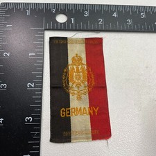 VINTAGE c 1910s GERMANY Egyptienne LuxuryTobacco Silk Patch 13RD picture