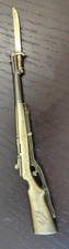 Vintage Ft Benning GA Rifle Letter Opener 8.75” Military Souvenir Engraved picture