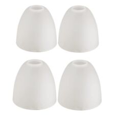 4 Pack Frosted Glass Shade, Bell Shaped Light Fixture Replacement Glass Lamp ... picture