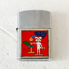 Vintage Reliance Japan Humor Lighter Gag Gift Joke Cartoon Novelty Beep Ass RARE picture
