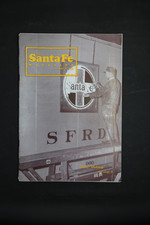March  1956 Santa Fe Magazine, AT&SF Railroad Employee Magazine picture