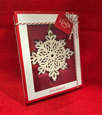 2019 Lenox Snow Fantasies Snowflake Ornament picture
