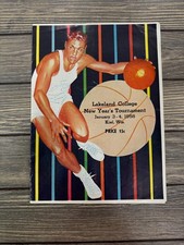 1958 Lakeland College New Year's Basketball Tournament Program Kiel WI Vintage picture
