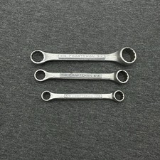 Vintage Craftsman 3 Pc Stubby Box End Wrench Set SAE 3/8 - 3/4