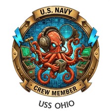 USS Ohio Crew Member SSGN Guided Missile USN Gift Navy Veteran 4